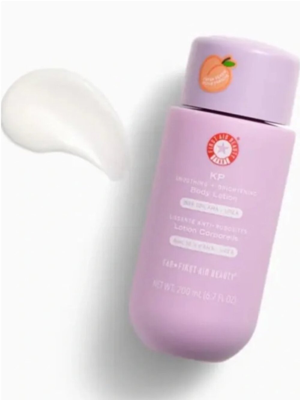 First Aid Beauty KP Smoothing + Brightening Body Lotion Fresh Peach